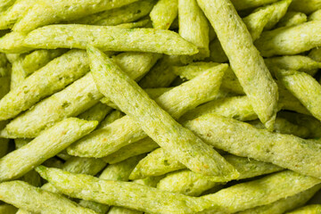 Green Salty Snap Pea Crisps Chips