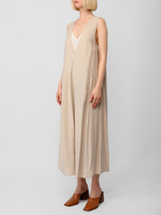 Fashion shooting in studio . Professional model , fashionable clothes and style, new collection. stylish look.