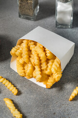 Homemade Crinkle Cut French Fries