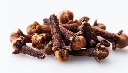 Obraz premium clove on white background