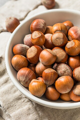 Organic Raw Dry Hazelnuts