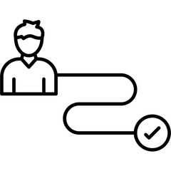 Mentor Journey Map Icon