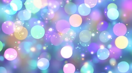 Pastel bokeh background soft circles dreamy colors abstract design