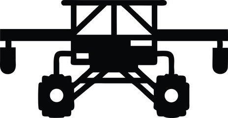 Advanced AGCO RoGator Applicator Vehicle for Precision Farming and Crop Management © AFSHANASUFIA