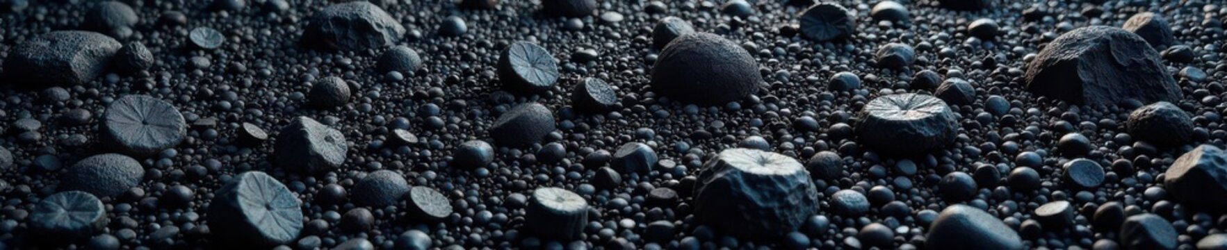 Fototapeta Seamless monochrome gravel texture  perfect backdrop , detail, ground, crushed