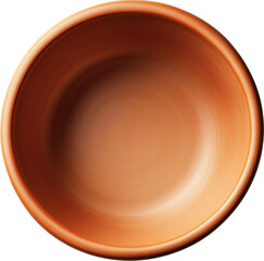 Empty Terracotta Bowl