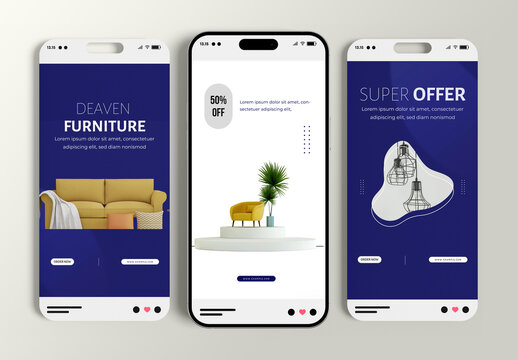 Smart Furniture Sale Social Media Story Design Layout