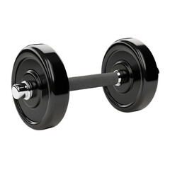 Black dumbbell weight lifting fitness exercise gym workout strength training sport healthy lifestyle