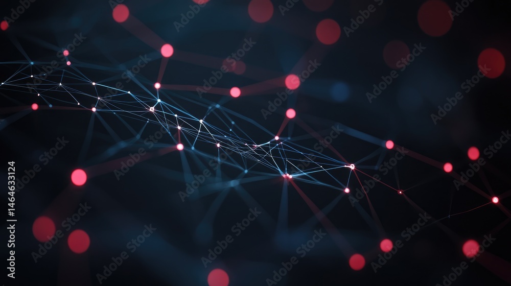 Poster concept of it network failover system with automatic backup and redundancy