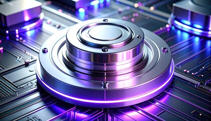 Metal Element on Electronic Circuit Board