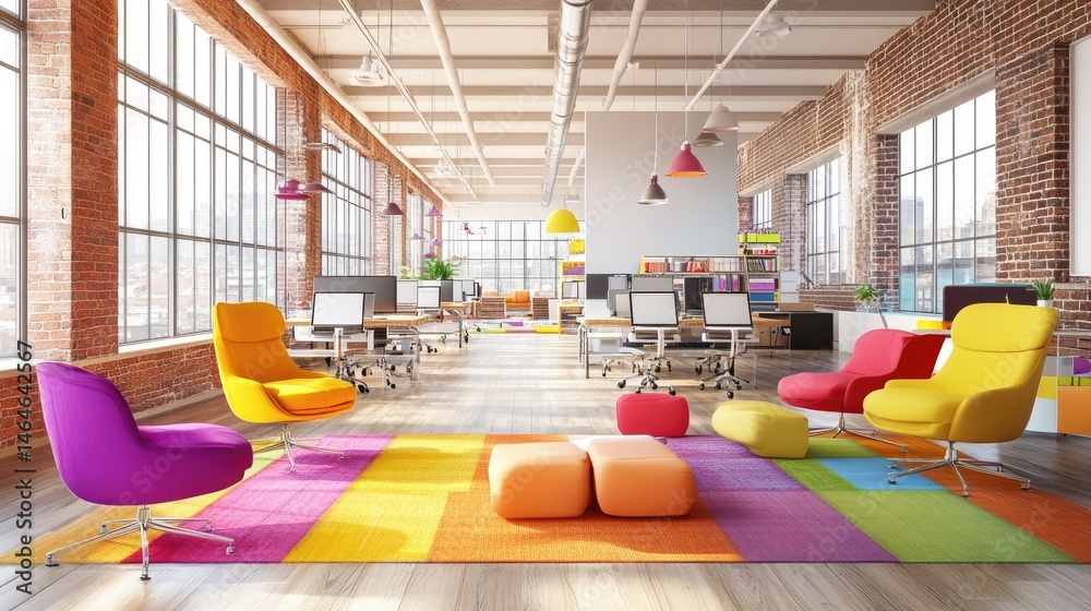 Poster office with smart devices syncing data via cloud-based iot platform