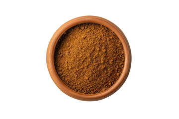 Brown powder in a terracotta bowl spice ingredient cooking food