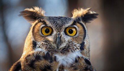 Obraz premium great horned owl