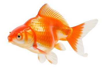 Fototapeta premium goldfish isolated on white background PNG