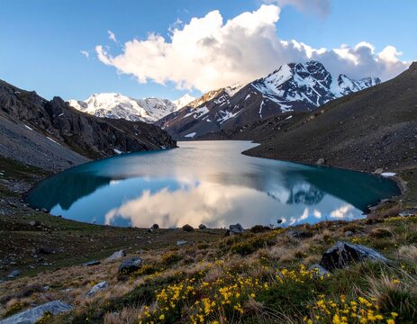 Chandratal, or Moon Lake, is a glacial lake in Spiti known for its surreal reflections and tranquil high-altitude beauty.

