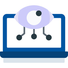 Cyber Threat Monitoring Icon