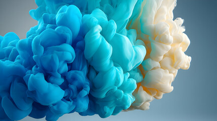 bleeding pattern with saturated pigments and soft edges