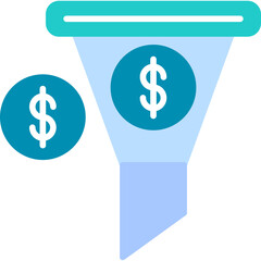 Content Marketing Funnel Icon