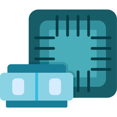 Self-Learning Robot Icon