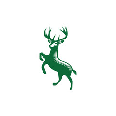 deer standing vector design illustration