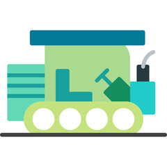 Asphalt Paver Icon