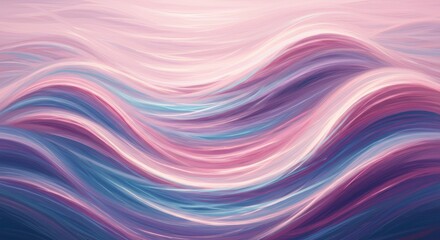 Gradient abstract waves on soft pastel colors	