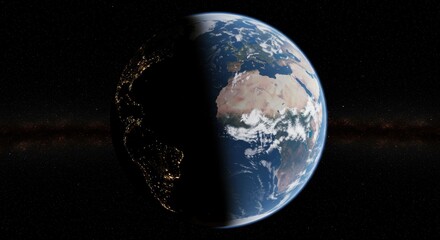Time-lapse of Earth rotating from space