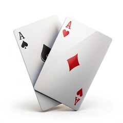 Obraz premium playing cards and chips