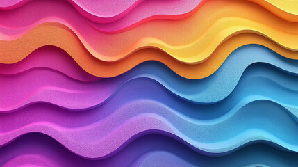 Abstract colorful wavy layers. (1)