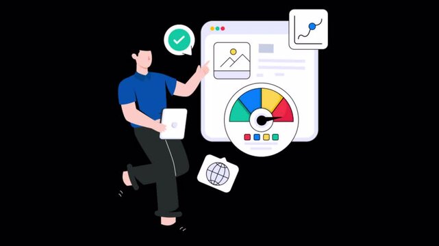 Web Performance Motion Graphic Rendering with Transparent Alpha Channel and 4K Resolution	