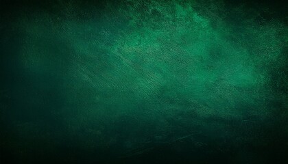 Obraz premium elegant dark emerald green grunge background with vintage aged texture and black shadow border for luxurious abstract designs classic digital backdrops and sophisticated graphic projects