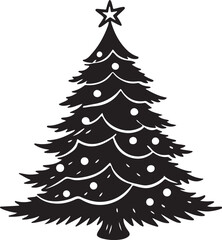 christmas tree vector
