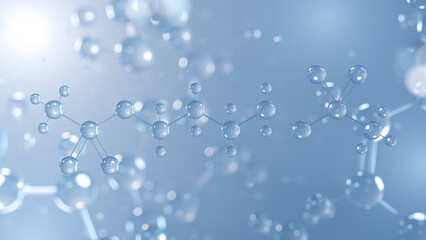 busulfan molecular structure 3d, antineoplastic agents structural chemical formula view from a microscope