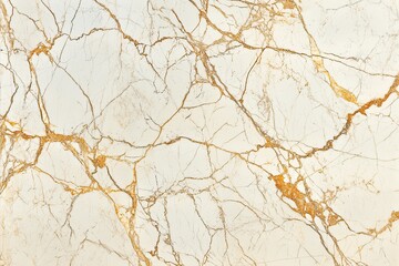 Creamy white marble with golden veins