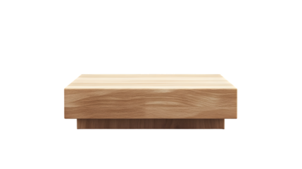 Elegant Empty Podium on Transparent Background for Presentations and Awards