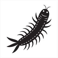 Fototapeta premium caecilia tentaculata vector art illustration