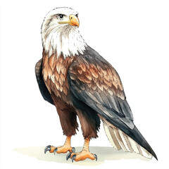 Fototapeta premium A Eagle simple cartoon