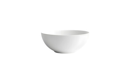Elegant White Powder Bowl on Isolated Background