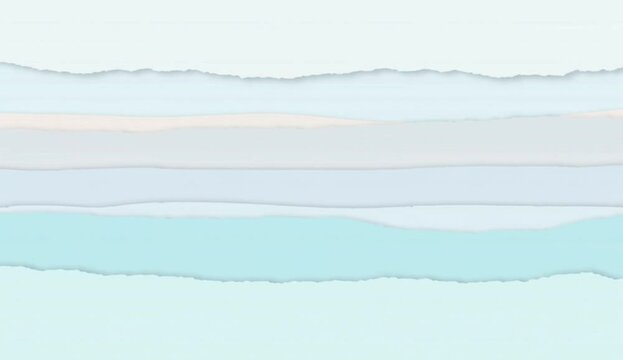 blue background with tearing paper flowing like river