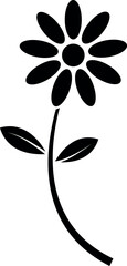 Flower icon. Nature signs and symbols.