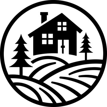 Rustic Farmhouse Logo Icon