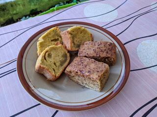 Traditional Indonesian pastry served on a plate