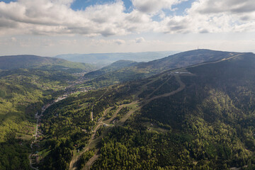 Szczyrk - Krajobraz gór - Beskid śląski