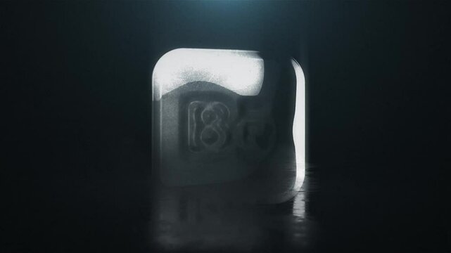 Rotating behance icon Animation