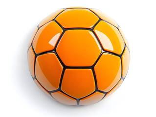 Fototapeta premium orange soccer ball illustration