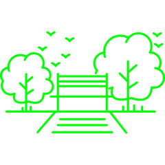 Scenic Views Vector Icon