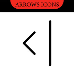 Arrows big black set of web icons in line style. Arrow collection signs for web and mobile app. Arrow icons with various directions. Cursor, UI, web graphics, apps. Vector illustration