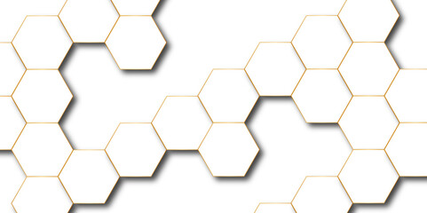 Geometric hexagon polygonal pattern background vector. Honeycomb grid seamless pattern vector illustration. Abstract honeycomb cell pattern design seamless pattern of the hexagonal netting background