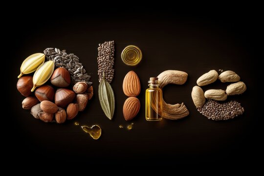 Chemical Structure of Oleic Acid: Natural Sources from Nuts and Seeds for a Healthy Diet