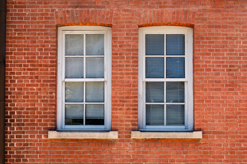 Classic Windows on an Exquisite Brick Wall  Notable Architectural Detail and Design